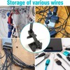 Cable Zip Tie Mounts Kit - 55 Set Wire Cable