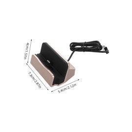 Tofficu Fast Charging Dock Station Multi Functional USB Charging Holder for Mobile Devices Durable Material Stable Support Convenient Angle for Optimal Viewing for Home