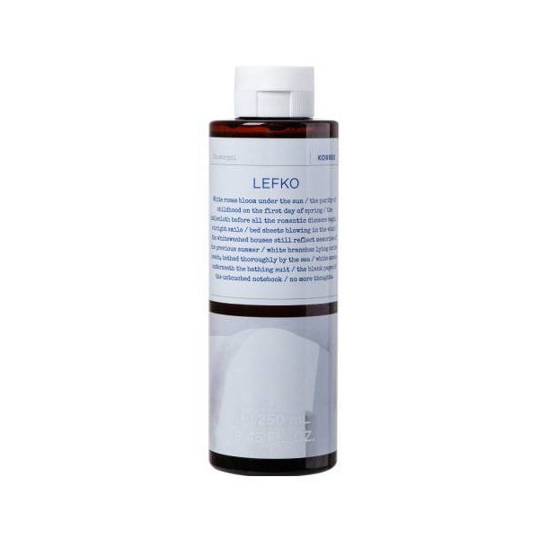 Korres Lefko Shower Gel, 250ml