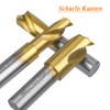 Mesee 3 Piece Welding Point Drill Bit CNC Milling Cutter