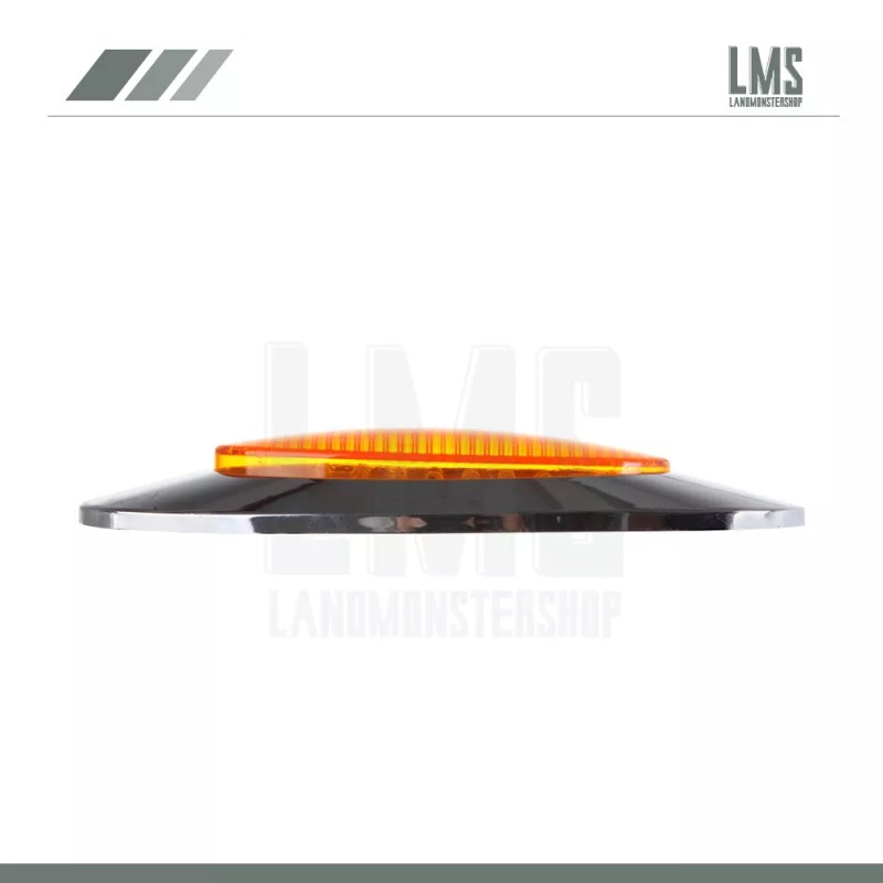 LMS 8x 6.5'' 16LED Amber Side Marker Clearance Light for