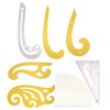 7pcs Sewing Rulers Kit French Curve Drafting Drawing Template Straight