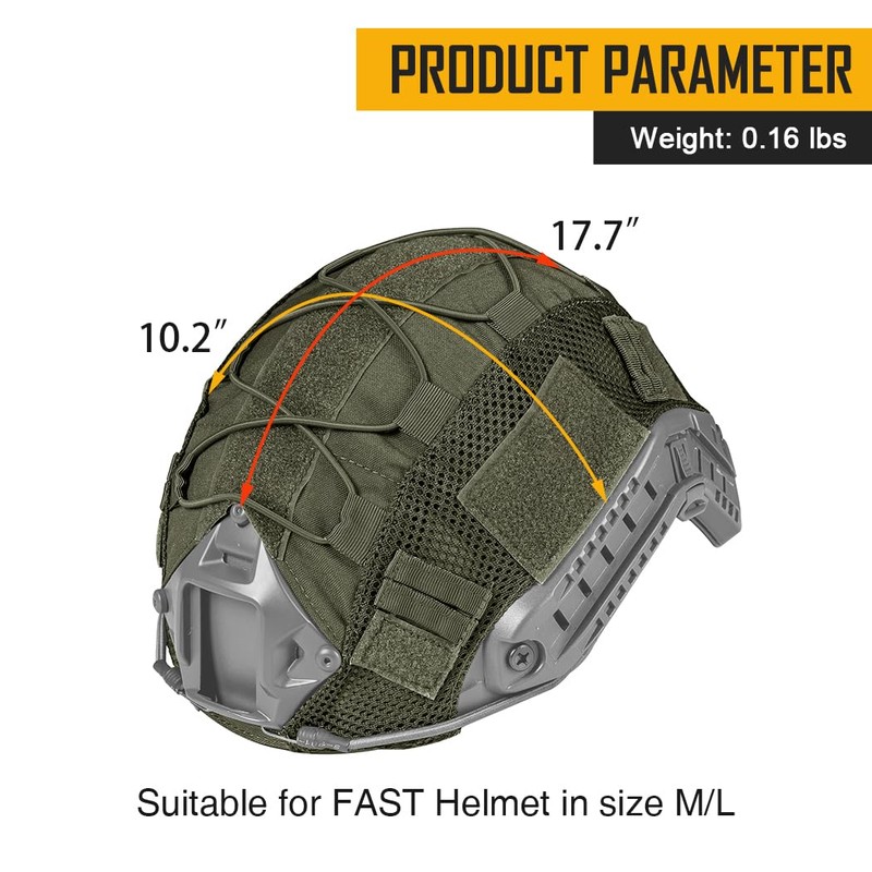 IDOGEAR SPORTS Tactical Helmet Cover for Fast Helmets - Camo