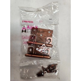 Ajax 4 Pairs - Ajax #576-61 Semi Concealed Cabinet Door Flush Hinge No-Inset