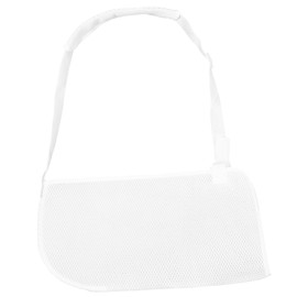IWOWHERO Comfortable Arm Fixed Sling Mesh Shoulder Sling Adjustable Straps White for Shoulder Dislocation Fracture