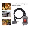 weideer Extension Cord with Switch On/Off,IP67 Waterproof Inline Cord Switch