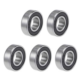 TOP-VIGOR 5Pcs 699-2RS Deep Groove Ball Bearings, Z2 9mm x 20mm x 6mm Double Sealed Industrial Bearings, Chrome Steel P6(ABEC3) Skateboard Bearings for Electrical Instrument Equipment