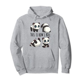 Chibi Cute Panda For Girls Little Bear Panda Gifts Panda Pullover Hoodie