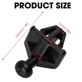 BuleVina 2 Pieces Replacement Car Parcel Shelf Cargo Cover Hook Clips Fit for 79916-d1000 Kicks 240SX Trunk Clip Compatible with Nissan Versa High Performance Automotive Accessories