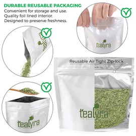 Tealyra - Japanese Iri Sencha - Blend Of Matcha Powder and Sencha Green Tea - Loose Leaf Tea - Caffeine Medium - High Antioxidants - 220g (8-ounce)