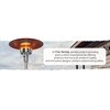 Fire Sense 61956 Patio Heater Premium Weatherproof Aluminum & Dust