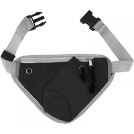 Hydration Running Belt, Breathable Waist Pack with Water Bottle Holder & Earphone Hole Lightweight Waist Bag for Cycling Walking Running Hikincycling (Black, 28 * 21 * 20cm)