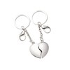 BRUBAKER Partner Pendant Heart Keyring Joined Heart Without Engraving