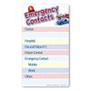 Emergency Contacts Memo Board Indoor Magnet by Magnet America is
