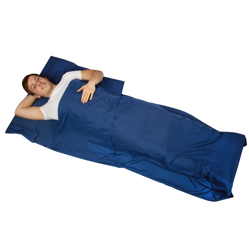 ZOLLNER Microfibre Sleeping Bag 90 x 220 cm Marine