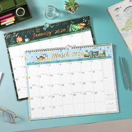 2026 Calendar - 2026 Wall Calendar, Jan. 2026 - Dec. 2026, 15" x 11.5", 12 Months Wall Calendar 2026 with Premium Paper, Strong Twin-Wire Binding, Perfect for Organizing