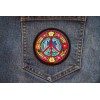 Ivamis Hippie Daisies Peace Patch Embroidered - 3x3 inch -