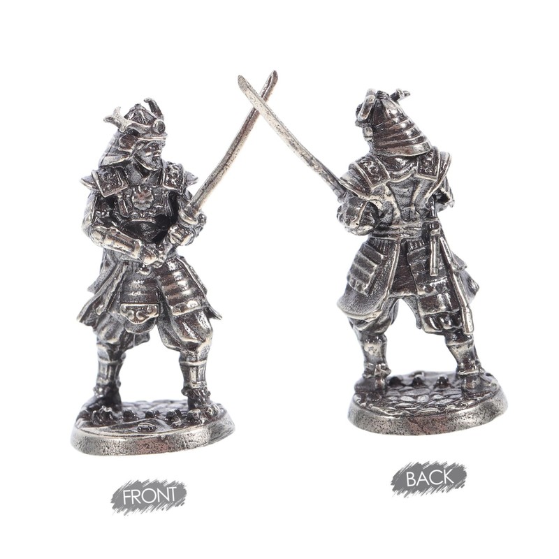 SUPVOX Japanese Samurai Warrior Figurine Miniature Decor for Home Office