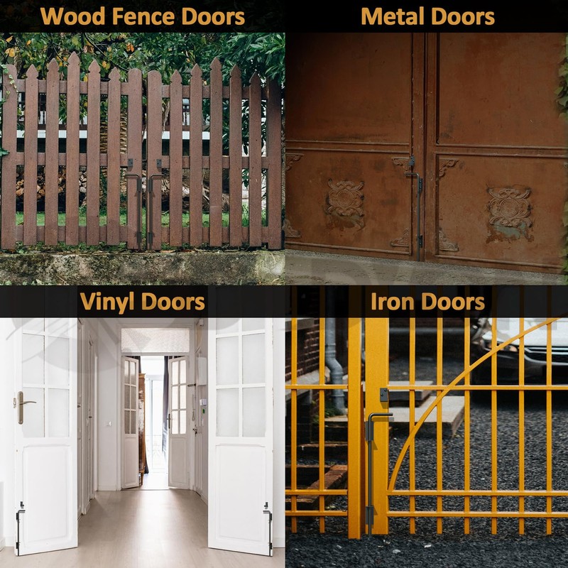24" Cane Bolt Gate Drop Rod Heavy Duty Gate Hardware,