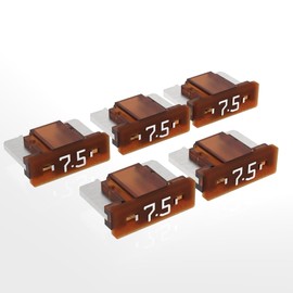 AUPROTEC Mini LP Car Fuses Blade Fuses 2A - 30A Selection: 7.5A Amp Brown Pack of 5