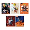 2 Libretas Profesional Norma Naruto 100h Cuadro C5, Variado Multicolor