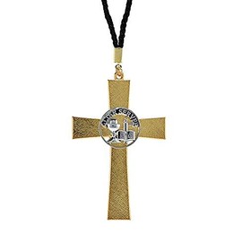 Christian Brands Altar Server Cross Service Symbols Metal Pendant with Nylon Cord