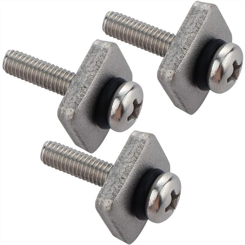VTurboWay 316 Stainless Steel Fin Screw and Plate for Surf