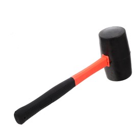 LALAFINA 1pc Rubber Mallet with Handle Nonslip Ergonomic Design Hammer for Tile Installation and Jewelry Work Durable Shockproof Wear Resistant Tool