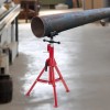 Unbranded V-Head Pipe Stand Pipe Jack Stand 2500Lb Capacity 4-Ball