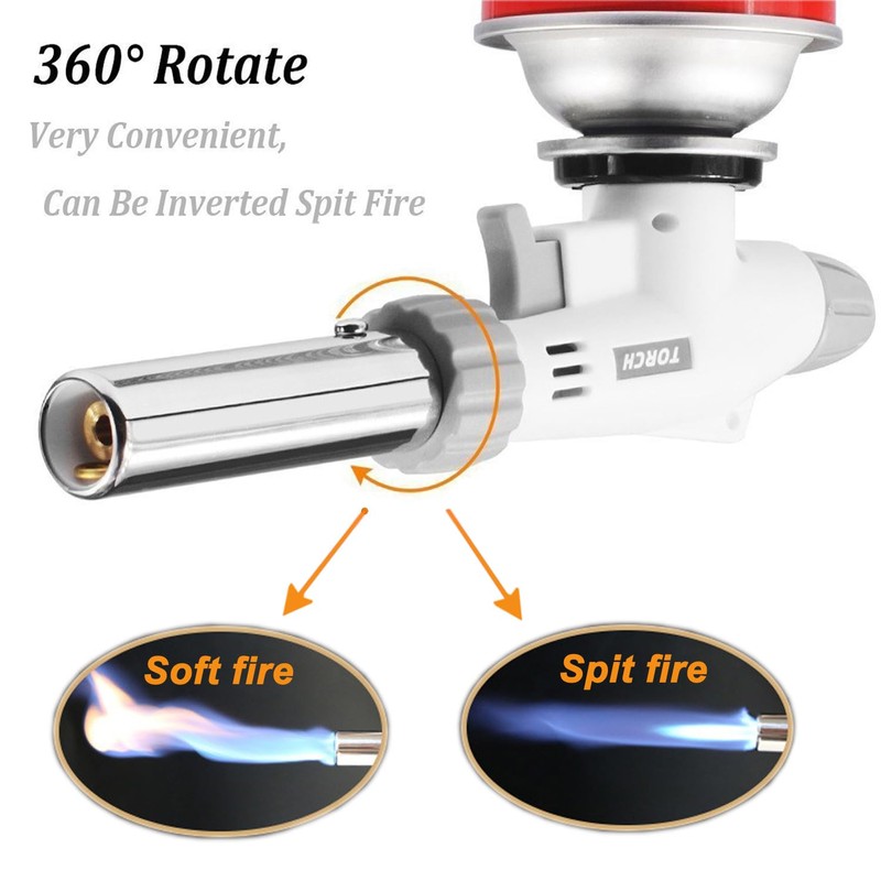 FunOwlet Butane Torch, Reverse Use Culinary Kitchen Blow Lighter with