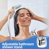 Lueden 360° Swivel Shower Head Holder Adjustable Removable Shower Holder