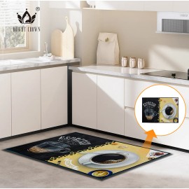 Durable Kitchen Mat Set of 2 Non Slip Waterproof Cushioned Floor Rugs Comfort Anti Fatigue Standing Pad Long Lasting Qualitysize: 20"*35", color: mix color