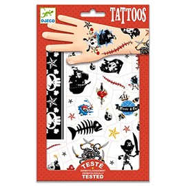 Djeco Tattoos – Pirates, Beige, 2 (dj09584 a)