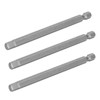 10Pcs 6mm Magnetic Screwdriver Bits Alloy Steel 1/4 Inch Hex