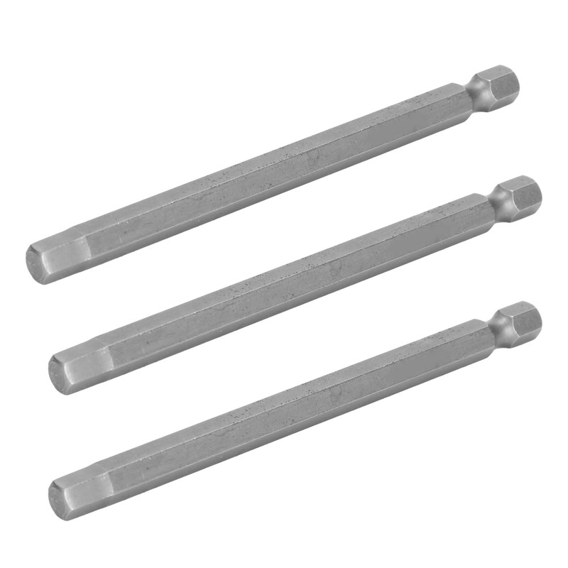 10Pcs 6mm Magnetic Screwdriver Bits Alloy Steel 1/4 Inch Hex