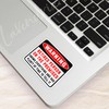 (3pcs) Warning Retired Person On The Premises Sticker Funny Sayings