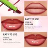 2 en 1 Perfilador de Labios y Brillo de Labios,