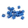IIVVERR 20 Pcs Blue KF301-2P 2 Position 5.0mm Pitch PCB