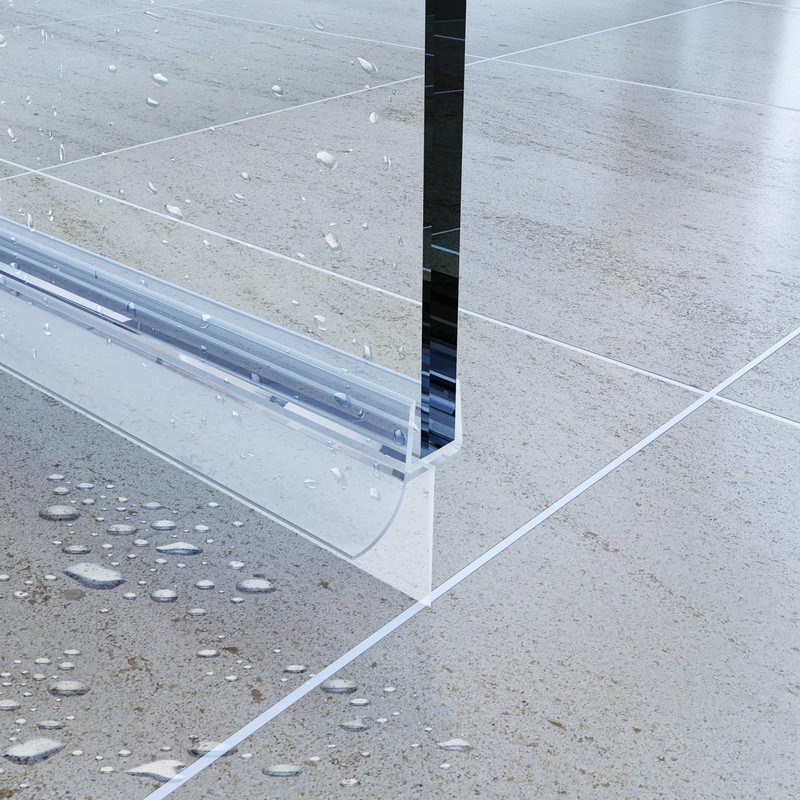 Shower Seal Floor Seal 80 cm for Shower Door Bath