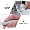 Ciieeo 1Pc Practical Vegetable Peeler with Storage Holder Compact Kitchen
