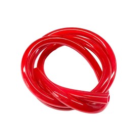 NYTKL Colorful Fuel Line Hose Tube, 0.2 inch 3.28 feet Flexible Silicone Gas Line Petrol Hose, Universal Vacuum Oil Gas Tubing Pipe Replacement for Motorcycle Dirt Pit Bike ATV (Red)