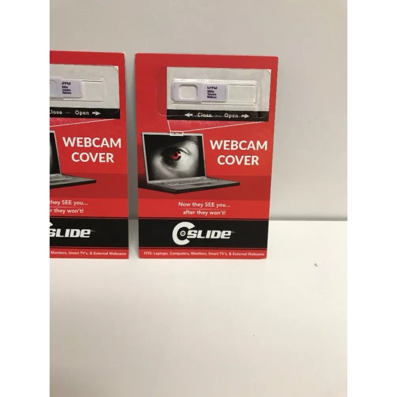 C-Slide Lot Of 2 C-Slide WebCam Cover for Laptops Computers