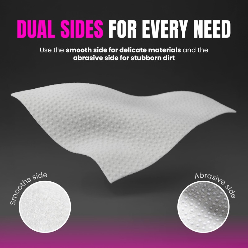 Pink Miracle Quick Clean Shoe Cleaner Wipes (12 Pack) for