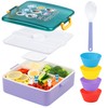 MVKV Brotdose Kinder mit Fächern - Lunchbox Erwachsene Kinder -