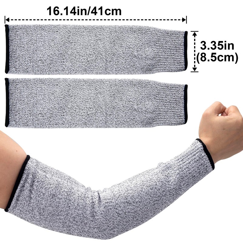 ANCIRS 41cm Cut Resistant Sleeves for Arm Protection, Dog Bite