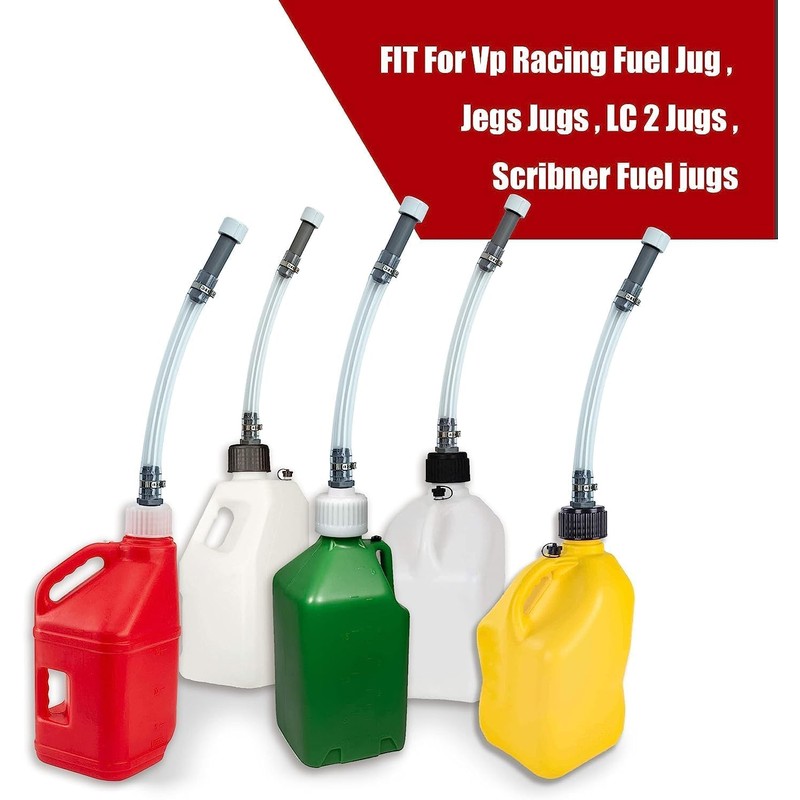 Mapleza 2-Pack Fuel Jug Hose - 5 Gallon Gas Can
