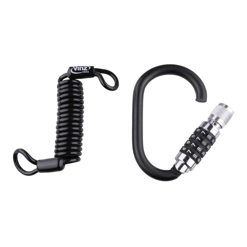 VINZ Shasta Helmet Lock, Pram Lock, Snowboard Lock & Ski