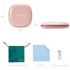 Mocado Compact LED Travel Makeup Mirror - 4 Inches 1X/10X