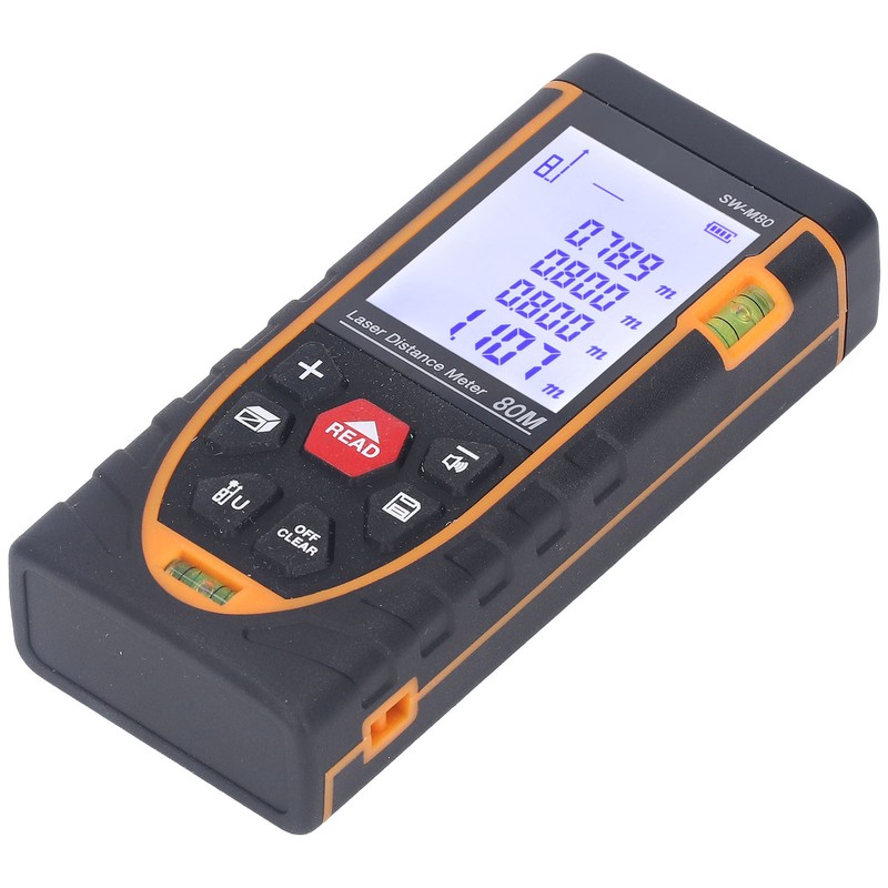 Laser Distance Meter High Accuracy Infrared HD LCD ABS Shell