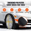 Happybuy Thickened Snow Tire Socks, Full Coverage Traction Covers for